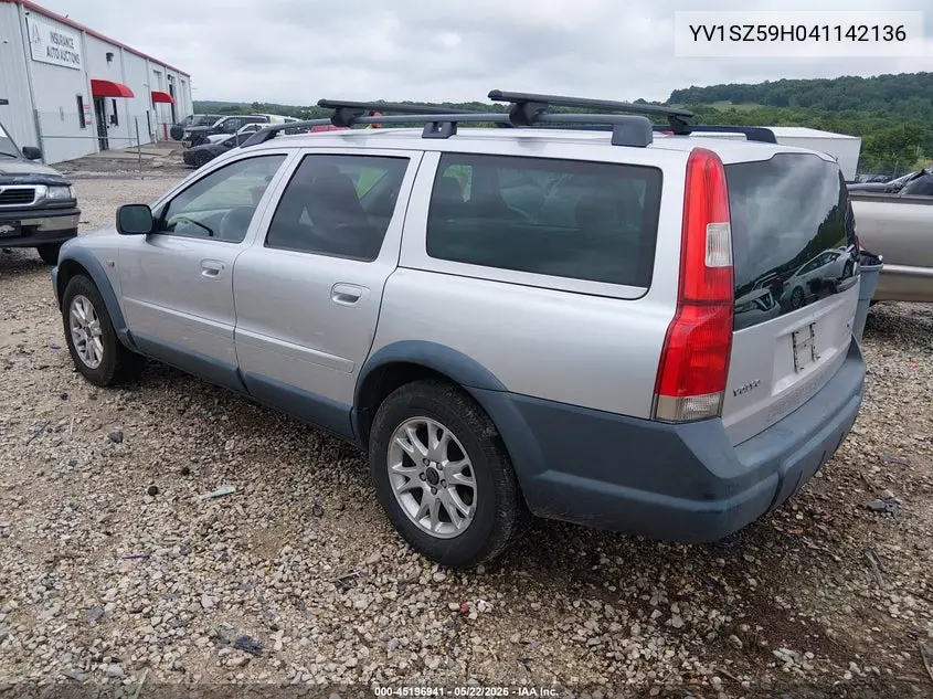 2004 Volvo Xc70 2.5T VIN: YV1SZ59H041142136 Lot: 45196941