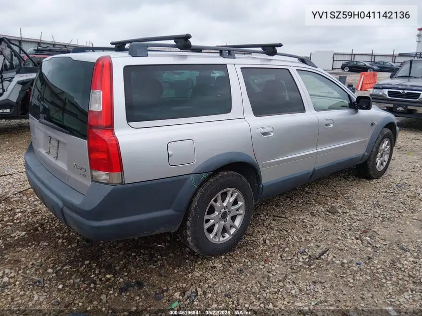 2004 Volvo Xc70 2.5T VIN: YV1SZ59H041142136 Lot: 45196941