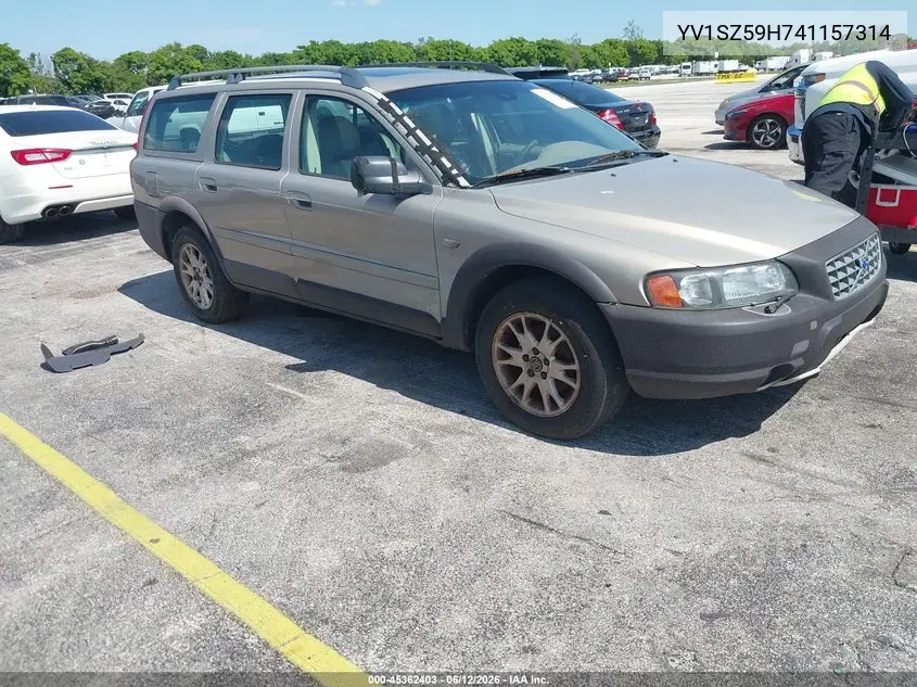 2004 Volvo Xc70 2.5T VIN: YV1SZ59H741157314 Lot: 45362403