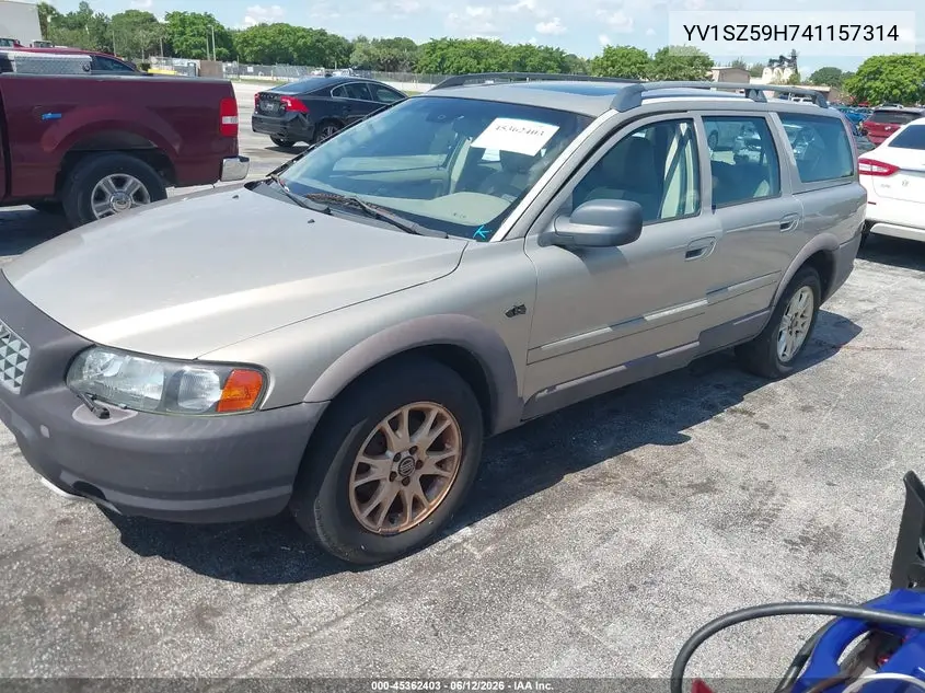 2004 Volvo Xc70 2.5T VIN: YV1SZ59H741157314 Lot: 45362403