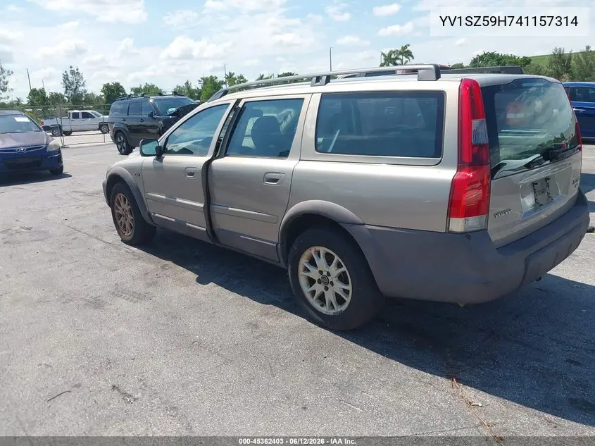 2004 Volvo Xc70 2.5T VIN: YV1SZ59H741157314 Lot: 45362403