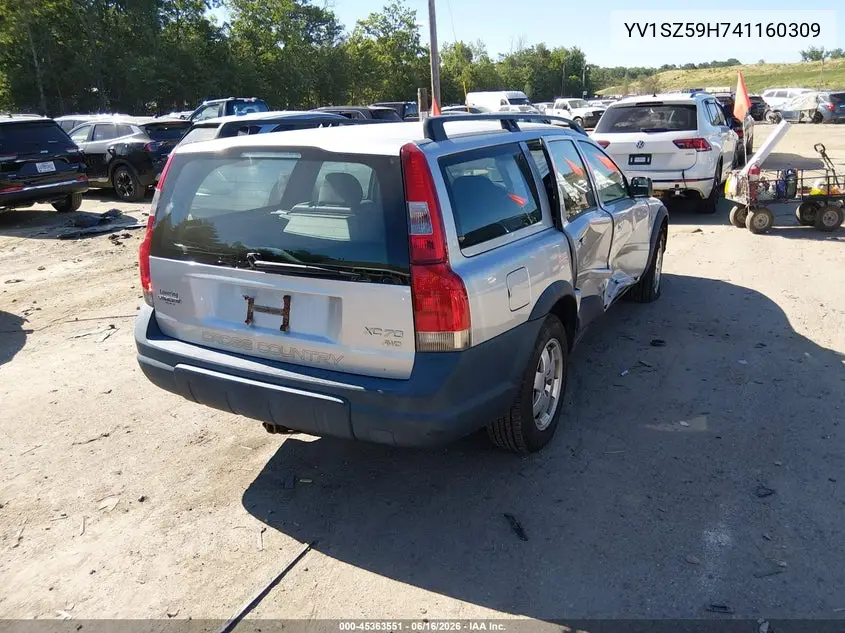 2004 Volvo Xc70 2.5T VIN: YV1SZ59H741160309 Lot: 45363551
