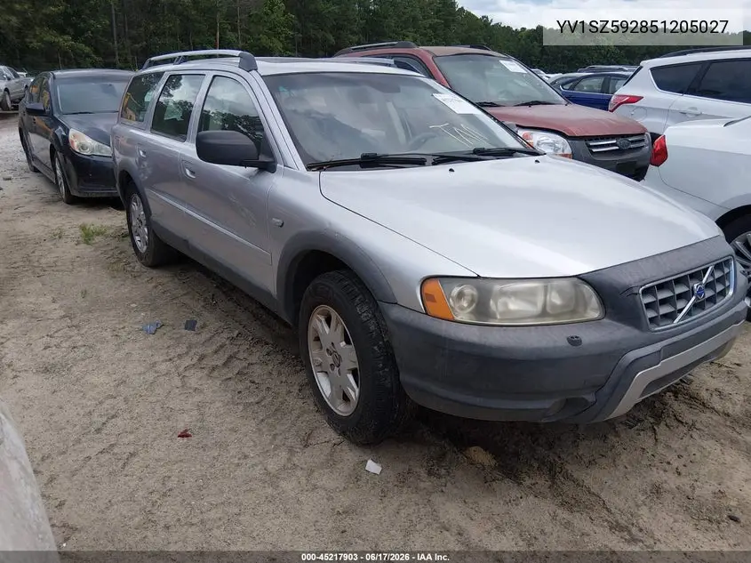 2005 Volvo Xc70 2.5T Awd VIN: YV1SZ592851205027 Lot: 45217903