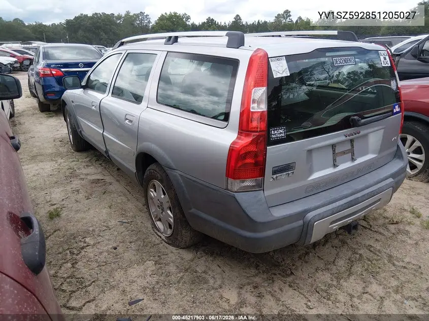 2005 Volvo Xc70 2.5T Awd VIN: YV1SZ592851205027 Lot: 45217903