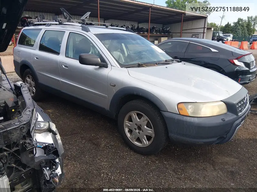 2005 Volvo Xc70 2.5T A Awd/2.5T A Awd Sr VIN: YV1SZ592751188849 Lot: 45319091