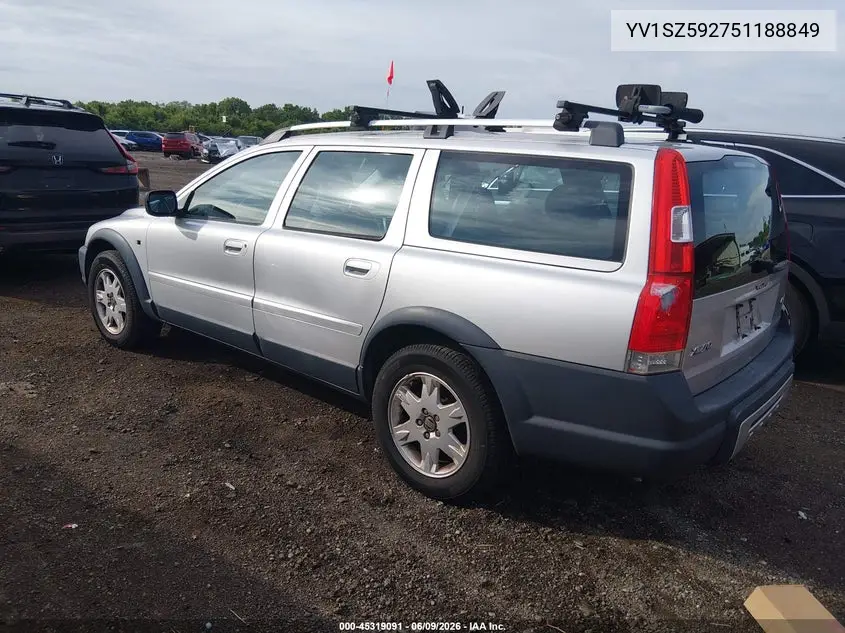 2005 Volvo Xc70 2.5T A Awd/2.5T A Awd Sr VIN: YV1SZ592751188849 Lot: 45319091