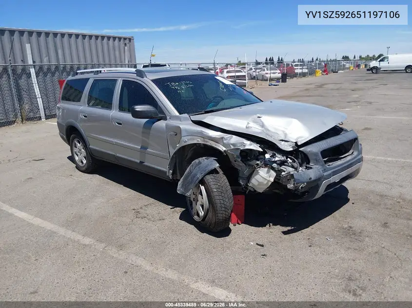 2005 Volvo Xc70 2.5T A Awd/2.5T A Awd Sr VIN: YV1SZ592651197106 Lot: 45339489
