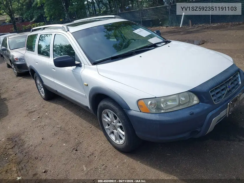 2005 Volvo Xc70 VIN: YV1SZ592351191103 Lot: 45359931