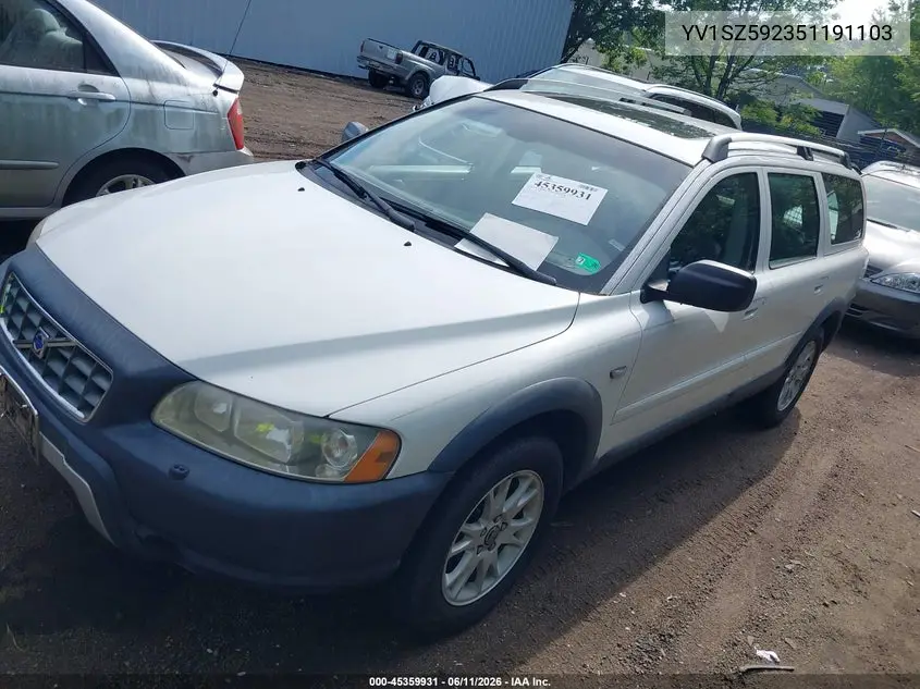 2005 Volvo Xc70 VIN: YV1SZ592351191103 Lot: 45359931