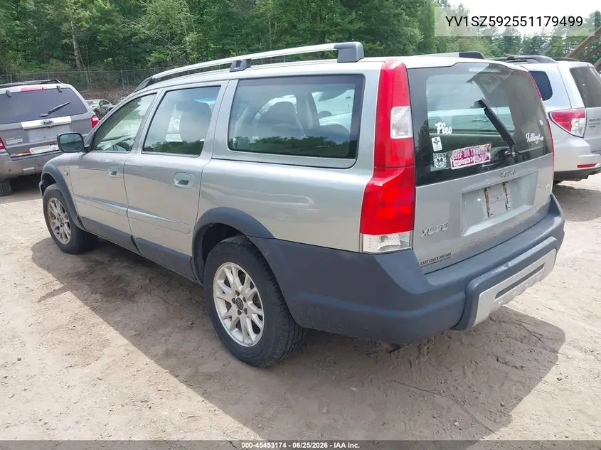 2005 Volvo Xc70 2.5T A Awd/2.5T A Awd Sr VIN: YV1SZ592551179499 Lot: 45453174