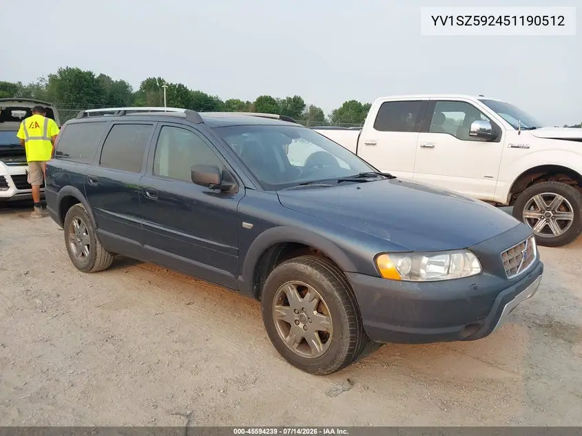 2005 Volvo Xc70 2.5T A Awd/2.5T A Awd Sr VIN: YV1SZ592451190512 Lot: 45594239