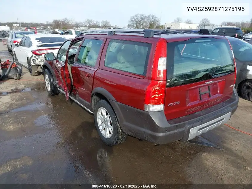 2007 Volvo Xc70 2.5T VIN: YV4SZ592871275195 Lot: 41616020