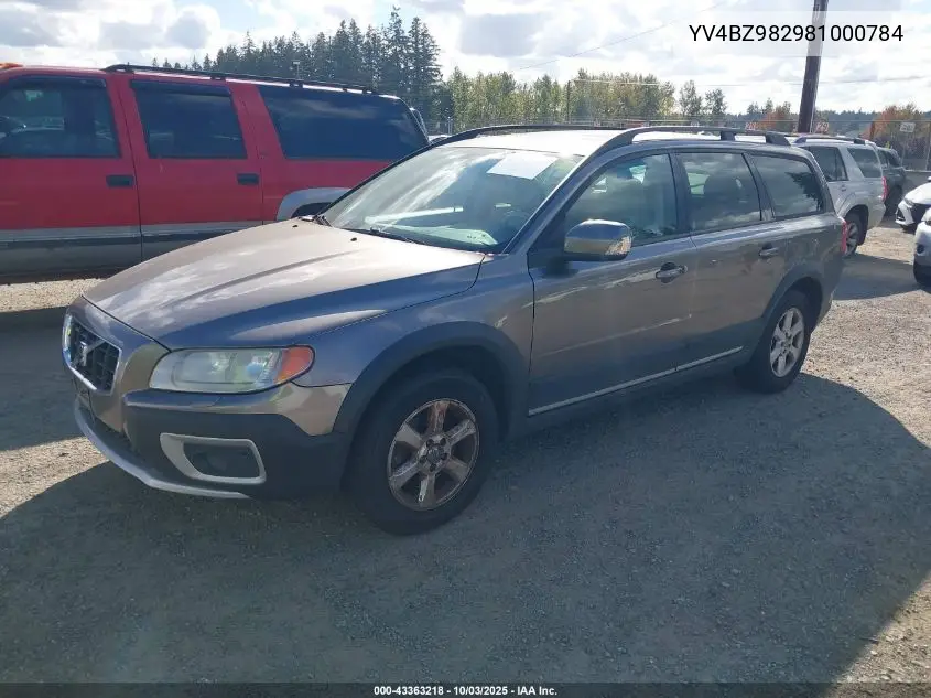 2008 Volvo Xc70 3.2 VIN: YV4BZ982981000784 Lot: 43363218