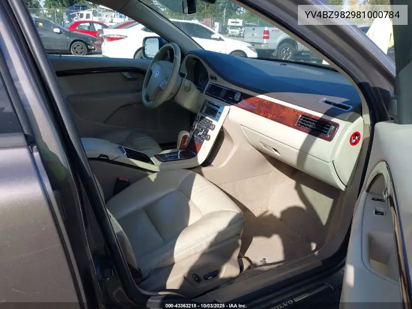 2008 Volvo Xc70 3.2 VIN: YV4BZ982981000784 Lot: 43363218