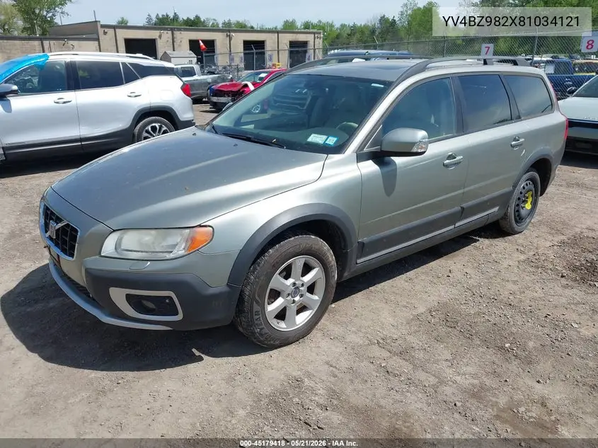 2008 Volvo Xc70 3.2 VIN: YV4BZ982X81034121 Lot: 45179418