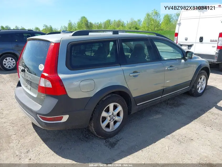 2008 Volvo Xc70 3.2 VIN: YV4BZ982X81034121 Lot: 45179418