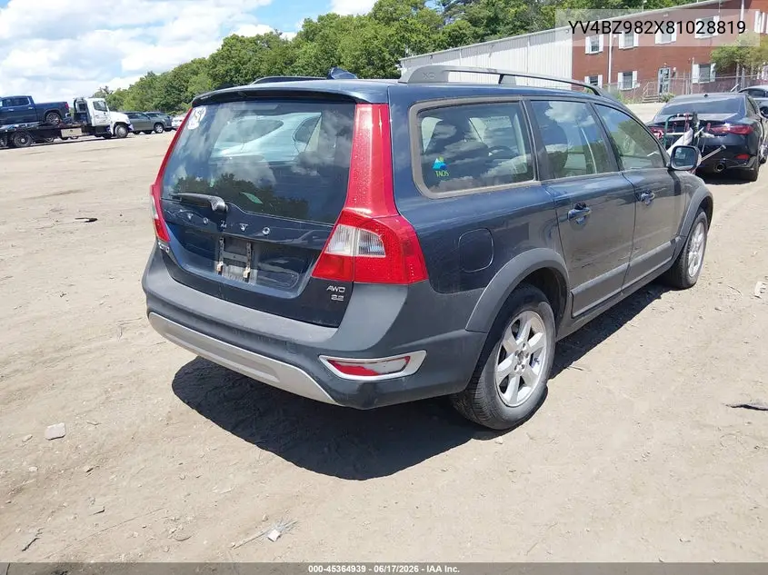 2008 Volvo Xc70 3.2 VIN: YV4BZ982X81028819 Lot: 45364939
