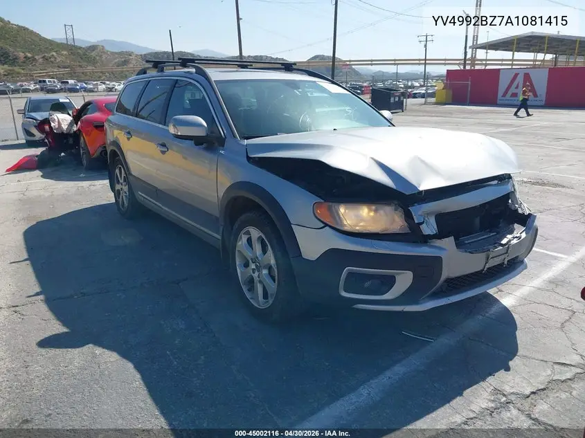 2010 Volvo Xc70 T6 VIN: YV4992BZ7A1081415 Lot: 45002116