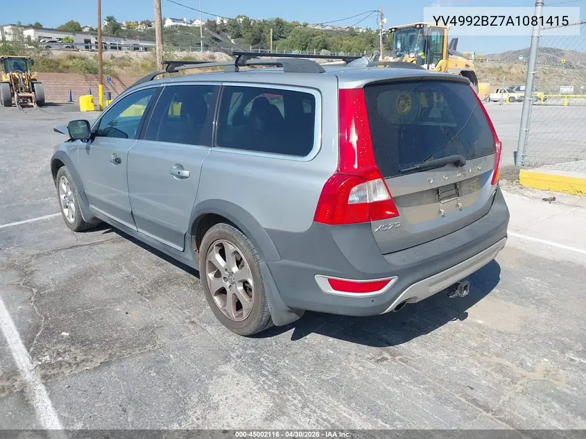 2010 Volvo Xc70 T6 VIN: YV4992BZ7A1081415 Lot: 45002116