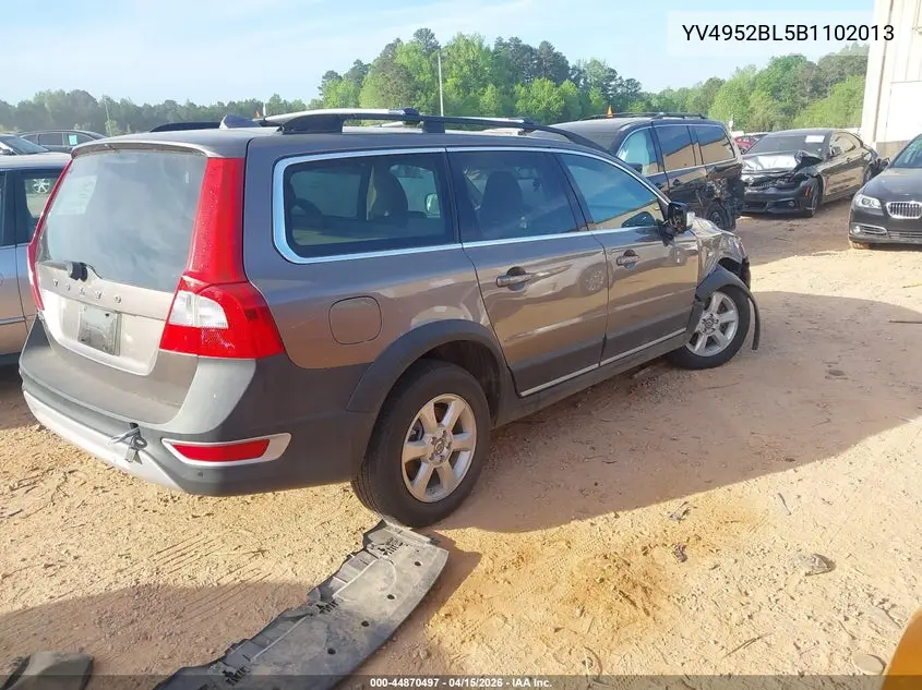 2011 Volvo Xc70 3.2 VIN: YV4952BL5B1102013 Lot: 44870497