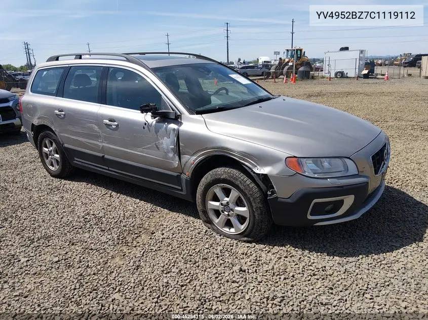 2012 Volvo Xc70 3.2/3.2 Platinum/3.2 Premier/3.2 Premier Plus VIN: YV4952BZ7C1119112 Lot: 45254315
