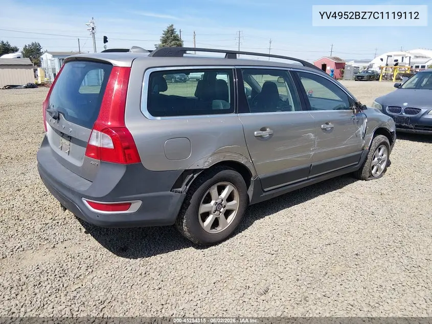 2012 Volvo Xc70 3.2/3.2 Platinum/3.2 Premier/3.2 Premier Plus VIN: YV4952BZ7C1119112 Lot: 45254315