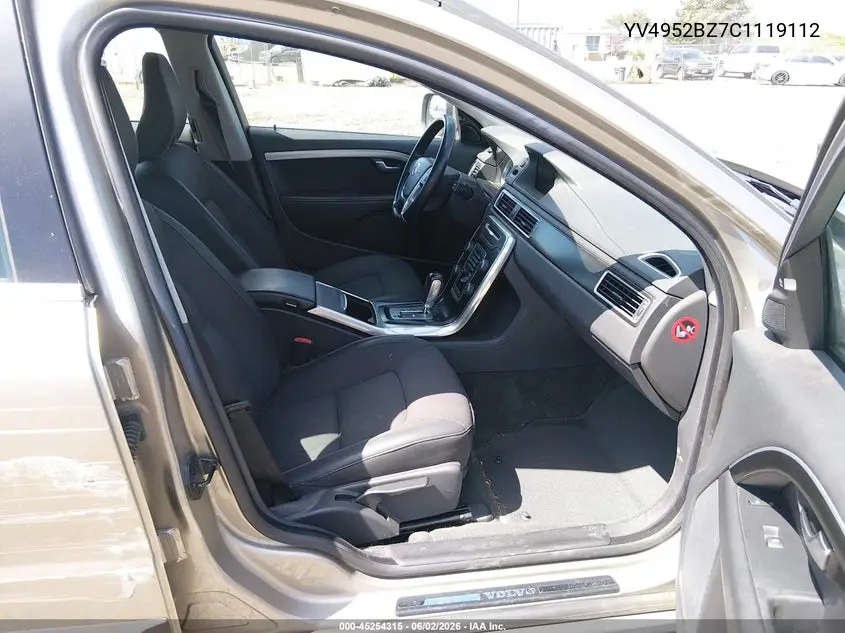 2012 Volvo Xc70 3.2/3.2 Platinum/3.2 Premier/3.2 Premier Plus VIN: YV4952BZ7C1119112 Lot: 45254315