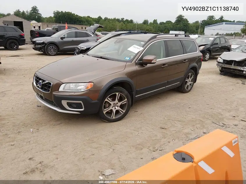 2012 Volvo Xc70 T6/T6 Platinum/T6 Premier Plus VIN: YV4902BZ1C1138740 Lot: 45627096