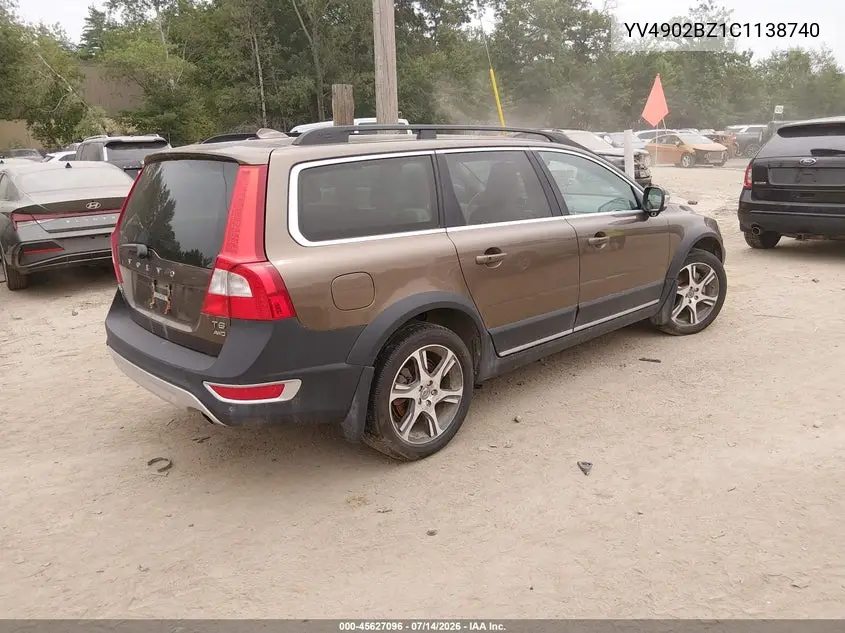 2012 Volvo Xc70 T6/T6 Platinum/T6 Premier Plus VIN: YV4902BZ1C1138740 Lot: 45627096