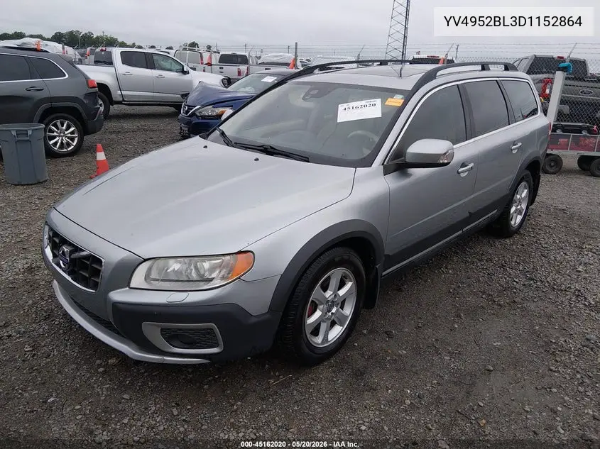 2013 Volvo Xc70 3.2 Premier Plus VIN: YV4952BL3D1152864 Lot: 45162020