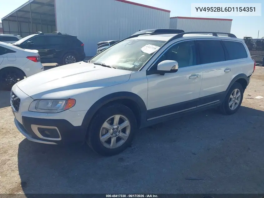 2013 Volvo Xc70 3.2 Platinum/3.2 Premier/3.2L/3.2L Premier Plus VIN: YV4952BL6D1154351 Lot: 45417338