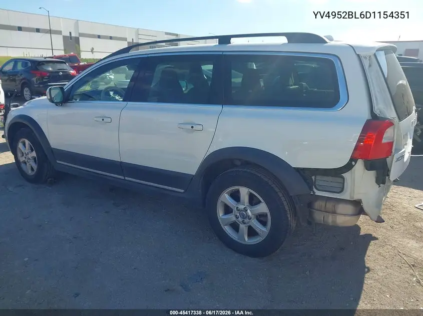 2013 Volvo Xc70 3.2 Platinum/3.2 Premier/3.2L/3.2L Premier Plus VIN: YV4952BL6D1154351 Lot: 45417338