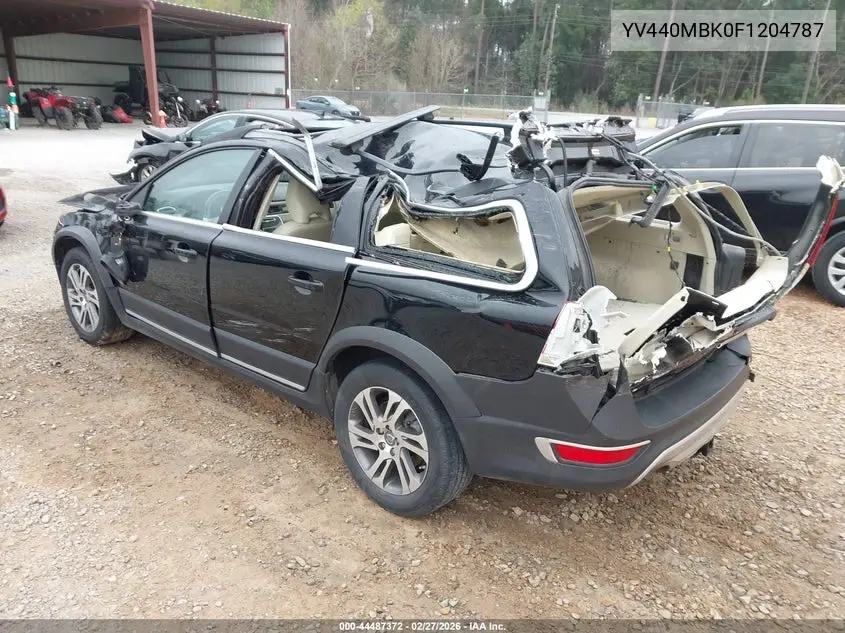 2015 Volvo Xc70 T5 Premier VIN: YV440MBK0F1204787 Lot: 44487372