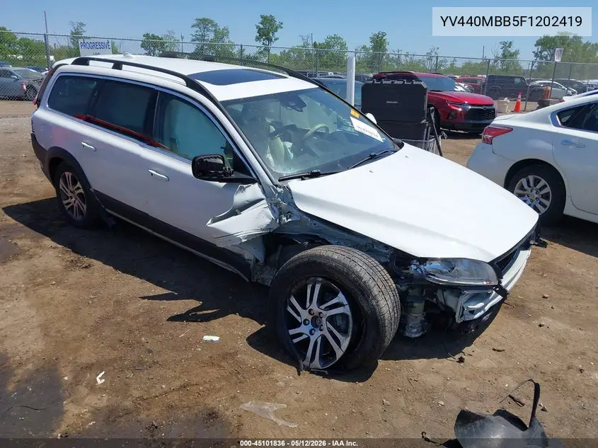 2015 Volvo Xc70 T5 Premier VIN: YV440MBB5F1202419 Lot: 45101836