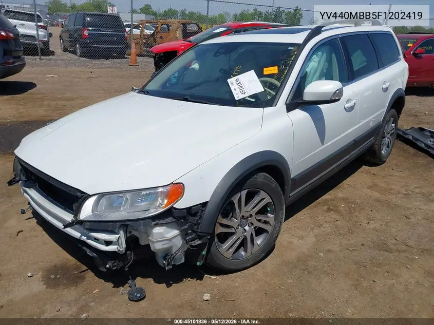 2015 Volvo Xc70 T5 Premier VIN: YV440MBB5F1202419 Lot: 45101836