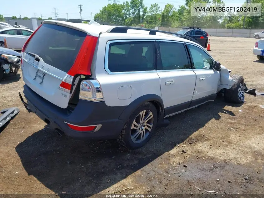 2015 Volvo Xc70 T5 Premier VIN: YV440MBB5F1202419 Lot: 45101836