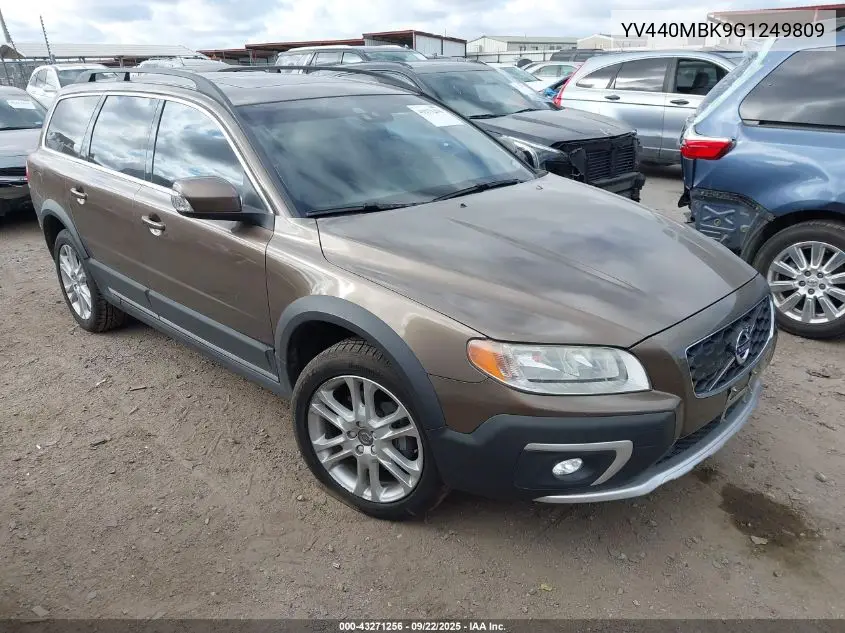 2016 Volvo Xc70 T5 Drive-E Premier VIN: YV440MBK9G1249809 Lot: 43271256
