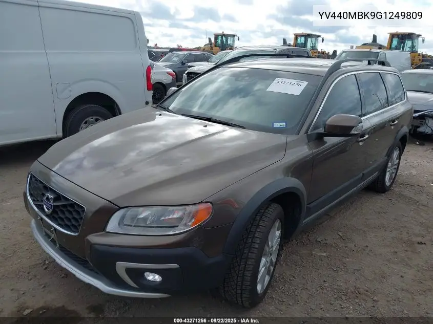 2016 Volvo Xc70 T5 Drive-E Premier VIN: YV440MBK9G1249809 Lot: 43271256