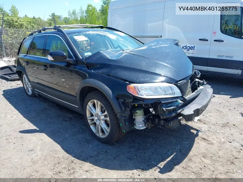 2016 Volvo Xc70 T5 Drive-E Premier VIN: YV440MBK4G1255775 Lot: 45092252
