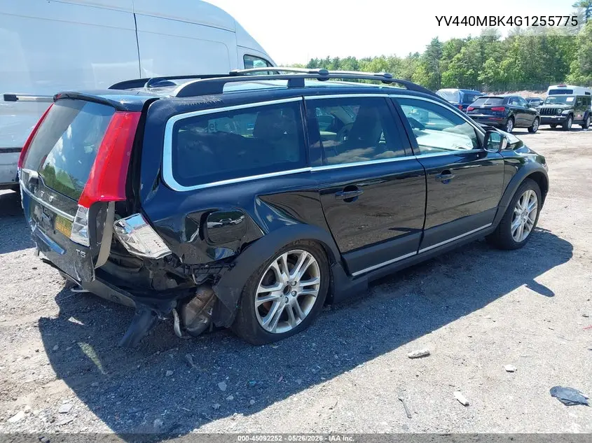 2016 Volvo Xc70 T5 Drive-E Premier VIN: YV440MBK4G1255775 Lot: 45092252