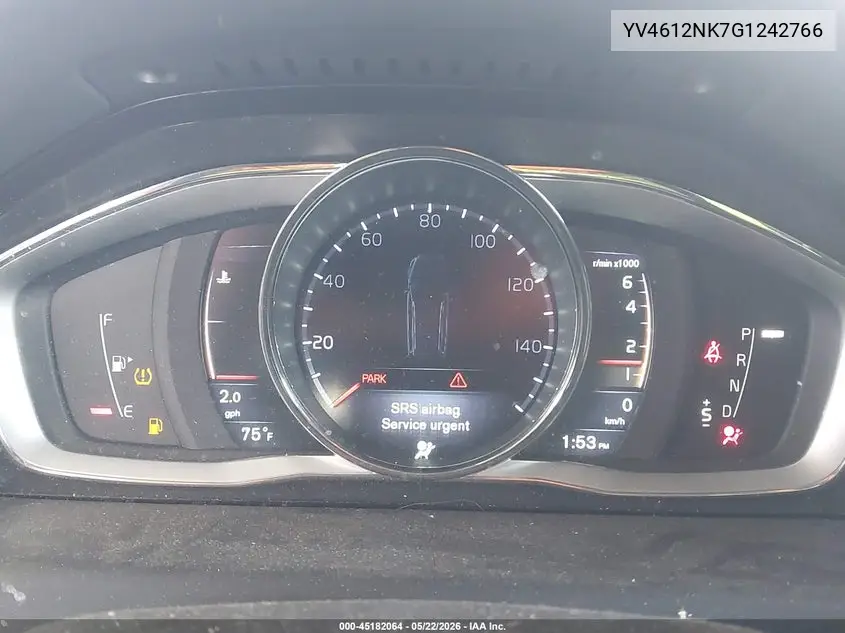 2016 Volvo Xc70 T5 Premier VIN: YV4612NK7G1242766 Lot: 45182064