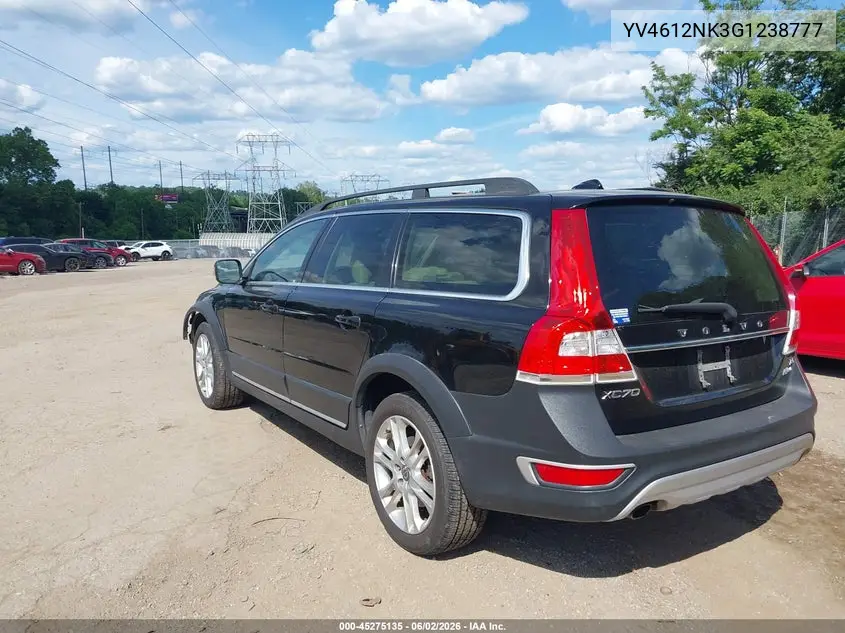 2016 Volvo Xc70 T5 Premier VIN: YV4612NK3G1238777 Lot: 45275135