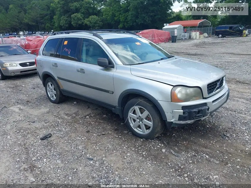 2005 Volvo Xc90 2.5T VIN: YV1CY592251159489 Lot: 45452196