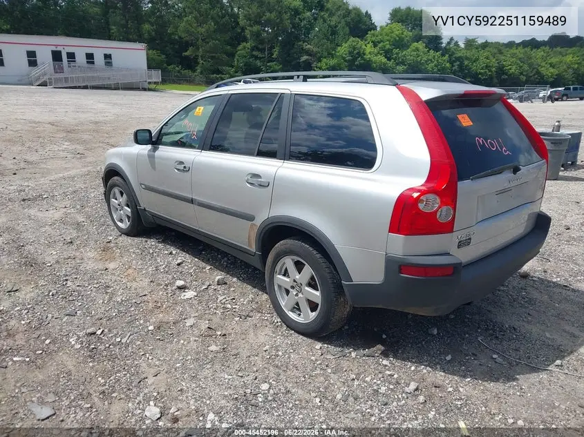 2005 Volvo Xc90 2.5T VIN: YV1CY592251159489 Lot: 45452196