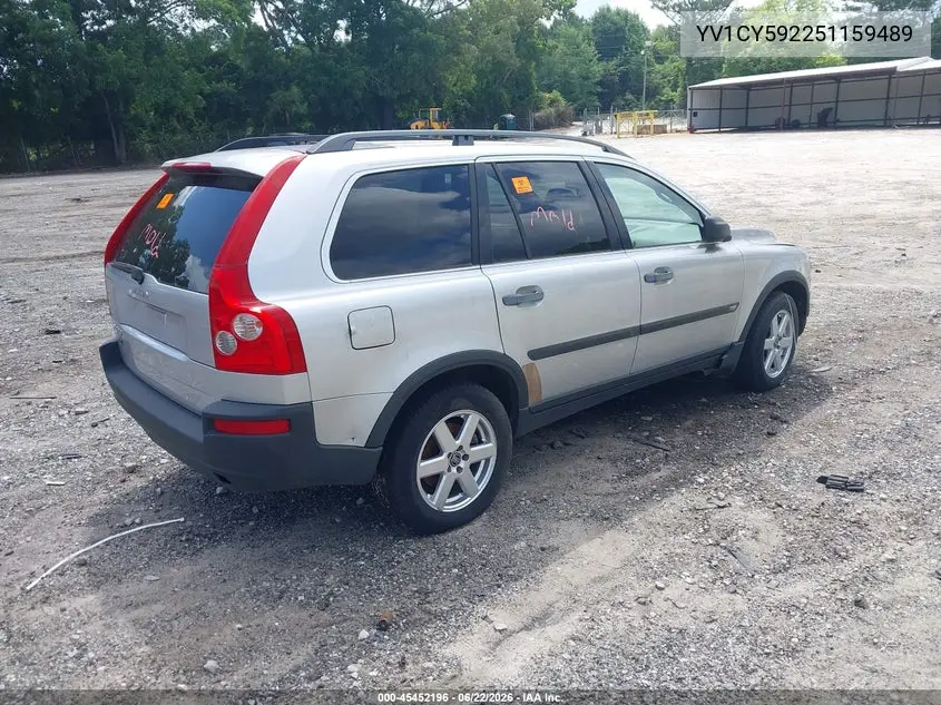 2005 Volvo Xc90 2.5T VIN: YV1CY592251159489 Lot: 45452196