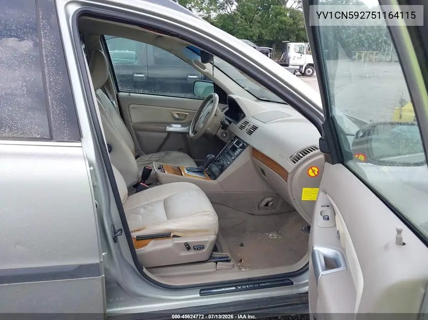2005 Volvo Xc90 2.5T VIN: YV1CN592751164115 Lot: 45624772