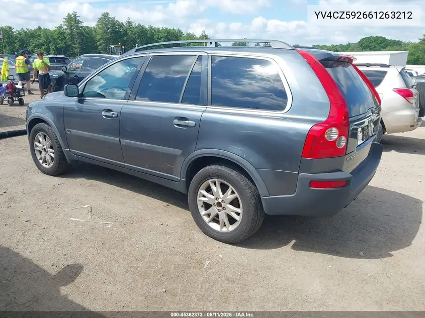 2006 Volvo Xc90 2.5T VIN: YV4CZ592661263212 Lot: 45362373