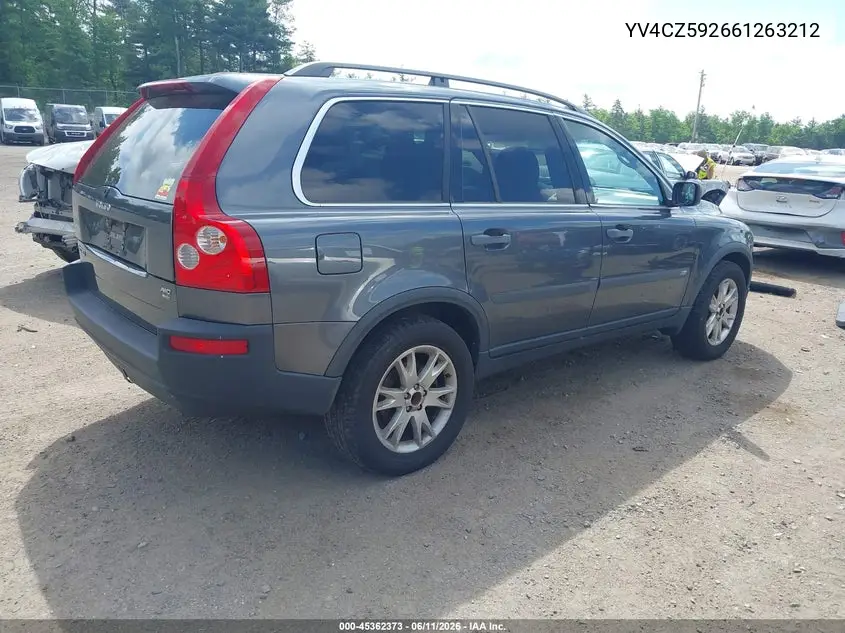 2006 Volvo Xc90 2.5T VIN: YV4CZ592661263212 Lot: 45362373