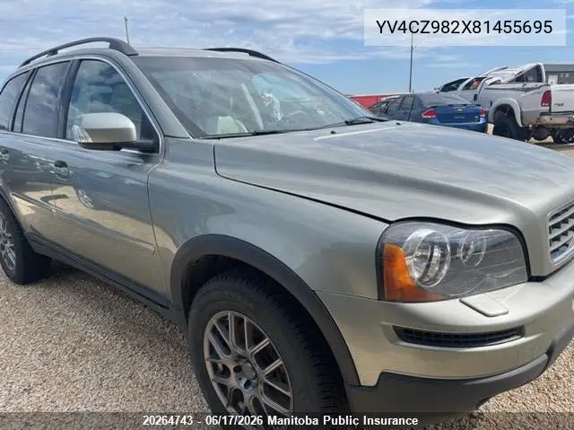2008 Volvo Xc90 3.2 VIN: YV4CZ982X81455695 Lot: 20264743
