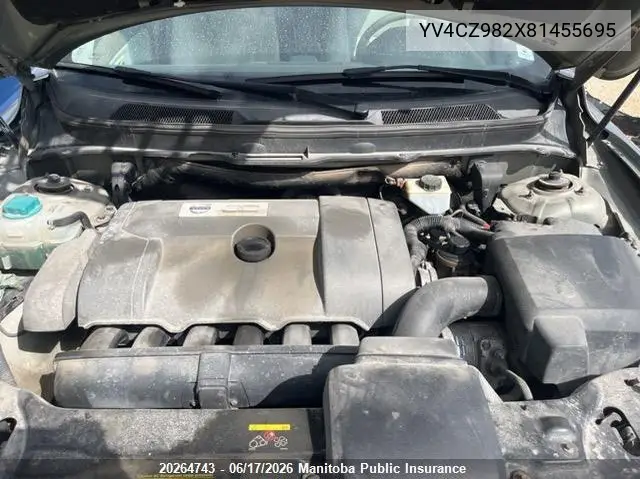 2008 Volvo Xc90 3.2 VIN: YV4CZ982X81455695 Lot: 20264743